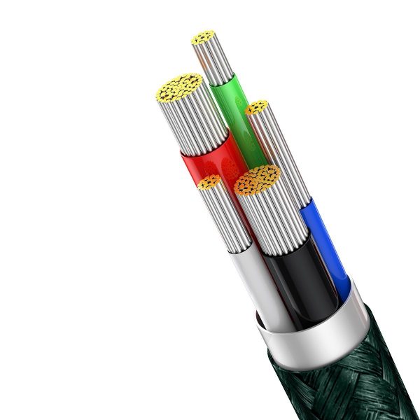 USB-C cable for Lightning Baseus Display, PD, 20W, 2m (green) - Image 6