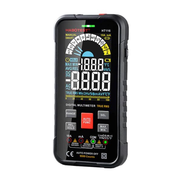 Digital Universal Multimeter Habotest HT116 True RMS , NCV - Image 2