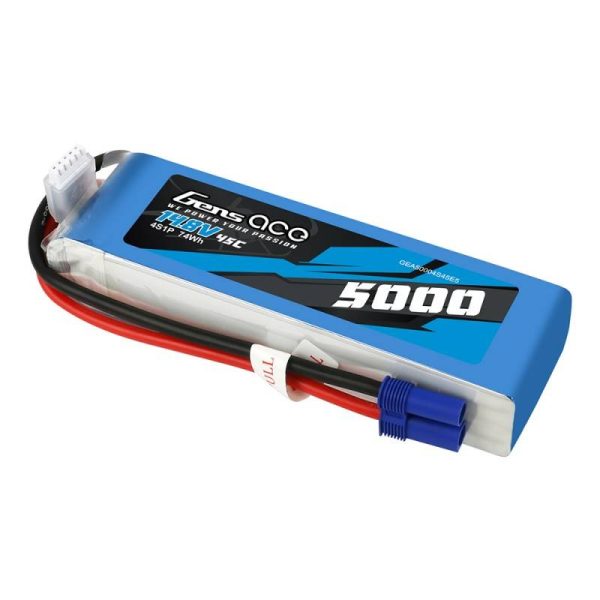 Gens Ace 5000mAh 14.8V 45C 4S1P battery — изображение 3