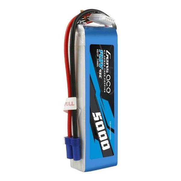 Gens Ace 5000mAh 14.8V 45C 4S1P battery — изображение 4