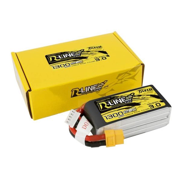 Tattu R-Line Version 3.0 1300mAh 14.8V 120C 4S1P XT60 battery - Image 5