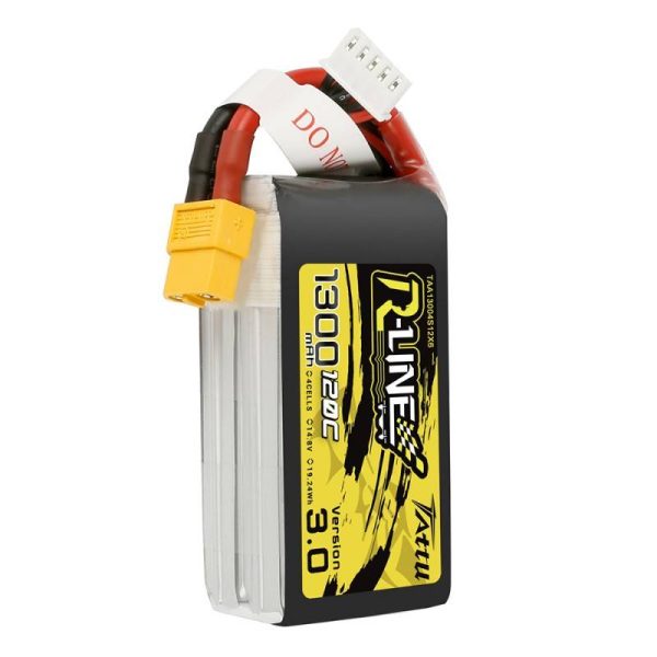 Tattu R-Line Version 3.0 1300mAh 14.8V 120C 4S1P XT60 battery - Image 4