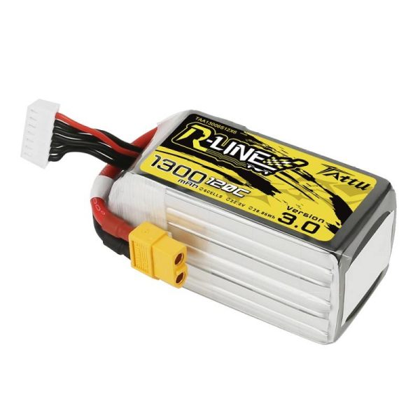 Tattu R-Line Version 3.0 1300mAh 22.2V 120C 6S1P XT60 battery - Image 3