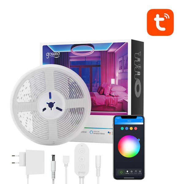 Smart WiFi RGB LED light strip Gosund SL2 (5m), Tuya - Image 2