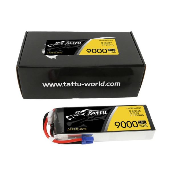 Battery Tattu 9000mAh 22,2V 25C 6S1P - Image 5