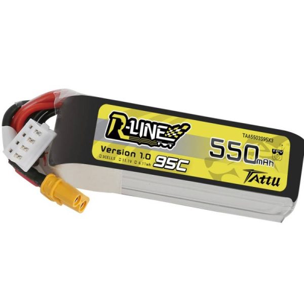 Battery Tattu R-Line 550mAh 11.1V 95C 3S1P XT30 — изображение 3