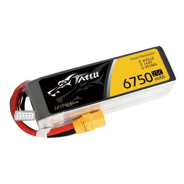 Battery Tattu 6750mAh 14.8V 25C 4S1P XT90 - Image 3
