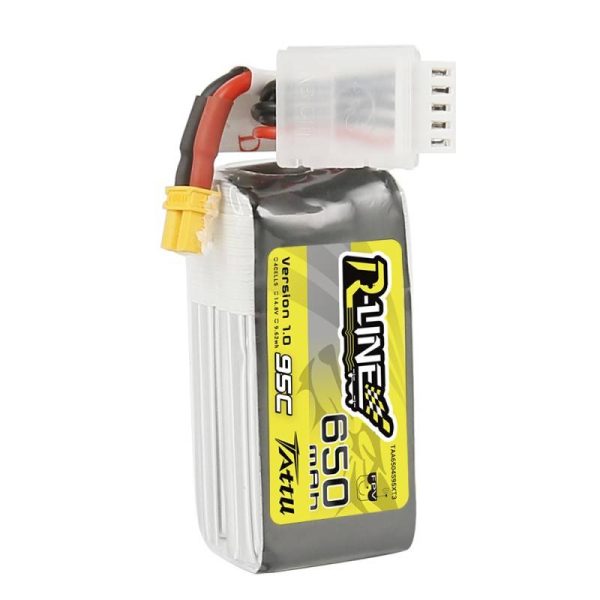 Battery  Tattu R-Line 650mAh 14,8V 95C 4S1P XT30 — изображение 4