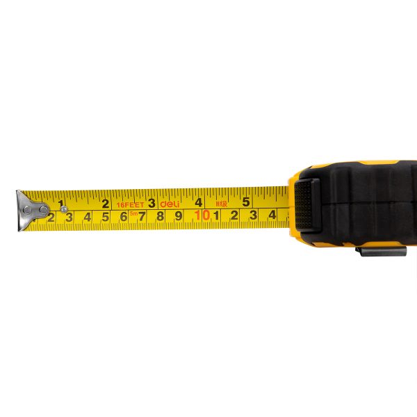Steel Measuring Tape 5m/25mm Deli Tools EDL3797Y(yellow) - Image 5