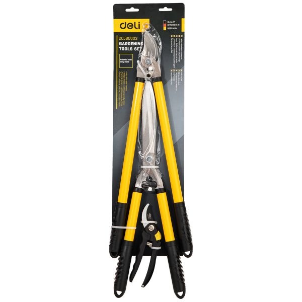 Gardening Tool Set 3 Pcs Deli Tools EDL580003 (yellow) - Image 5