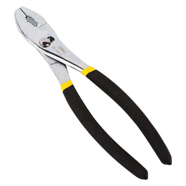 Slip Joint Pliers Deli Tools EDL25510 10'' (black&yellow) - Image 2