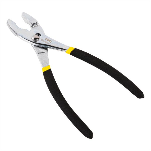 Slip Joint Pliers Deli Tools EDL25510 10'' (black&yellow) - Image 3