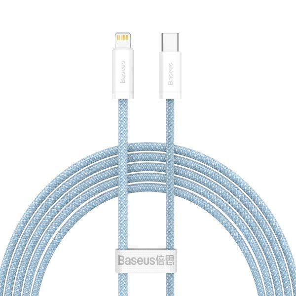 USB-C cable for Lightning Baseus Dynamic Series, 20W, 2m (blue) - Image 2