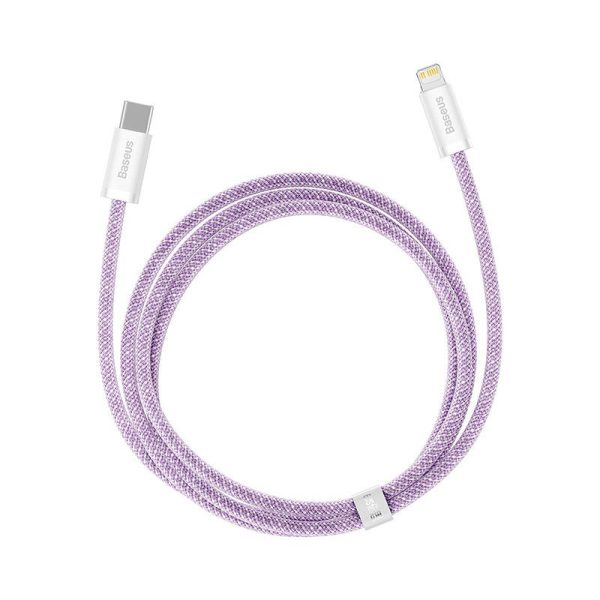 USB-C cable for Lightning Baseus Dynamic Series, 20W, 1m (purple) — изображение 3