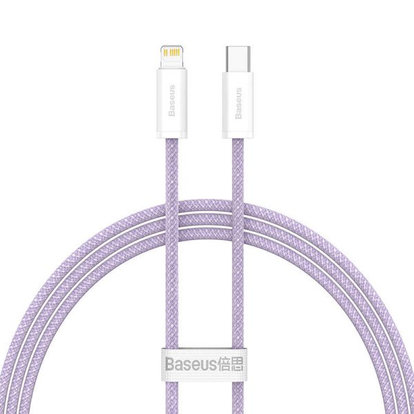 USB-C cable for Lightning Baseus Dynamic Series, 20W, 1m (purple) — изображение 2