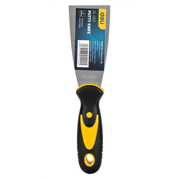 Putty Trowel 2'' Deli Tools EDL-HD2 (yellow) - Image 2