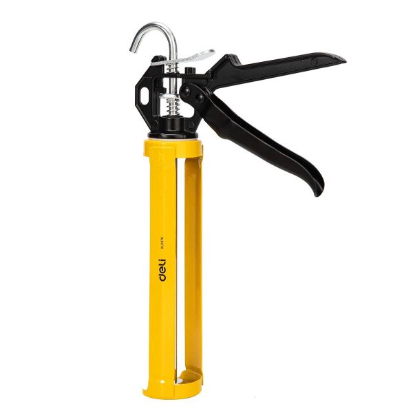 Caulking Gun 230mm Deli Tools EDL2370 (yellow) - Image 2