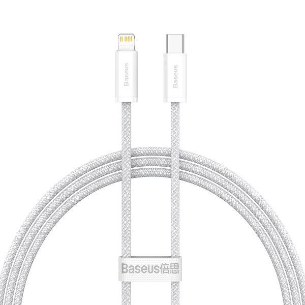 Baseus Dynamic USB-C cable for Lightning, 23W, 1m (white) - Image 2