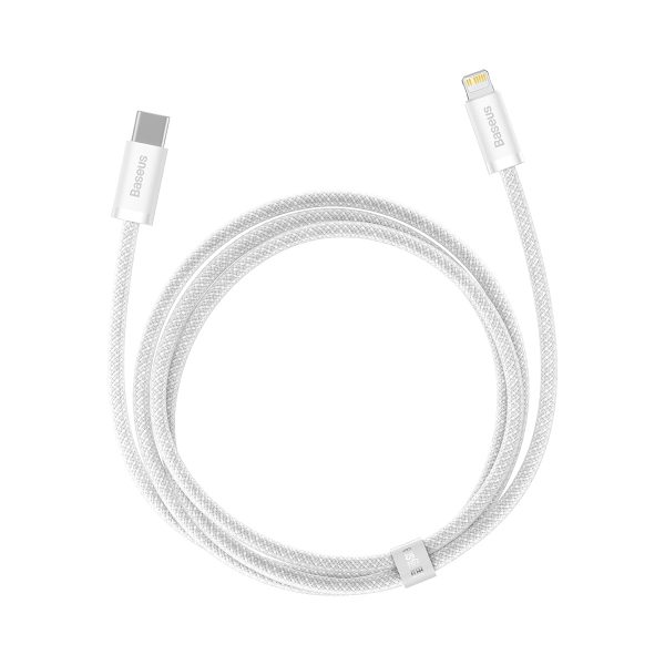 Baseus Dynamic USB-C cable for Lightning, 23W, 1m (white) - Image 3