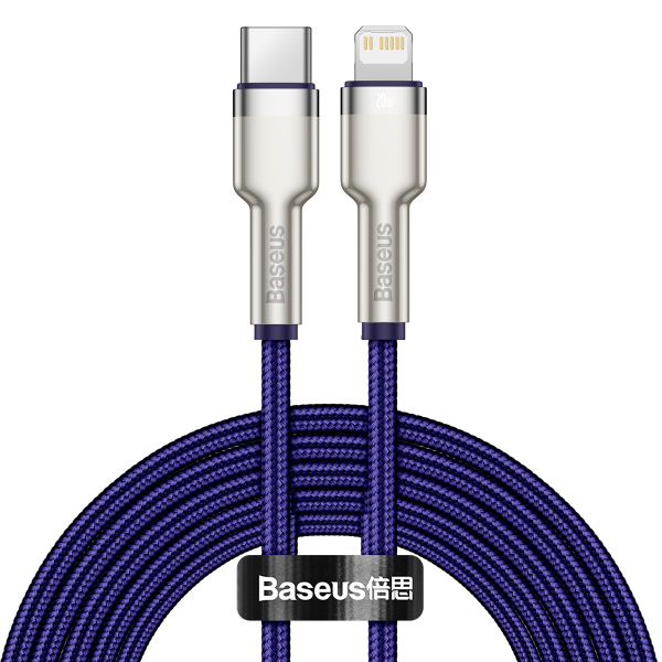 Baseus Cafule Series USB-C cable for Lightning, 20W, 2m (purple) - Image 2