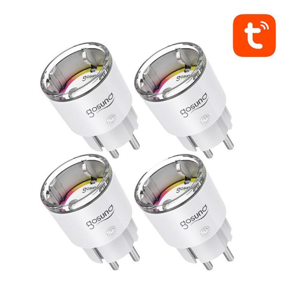 Gosund EP2 WiFi smart socket, 4 pieces (four-pack) 10A Tuya — изображение 2