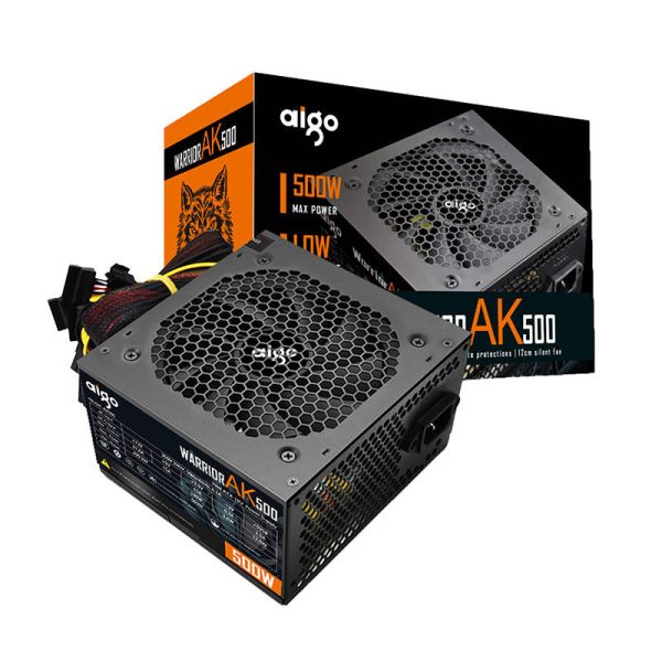 Computer Power Supply Aigo AK500 (black) - Image 2