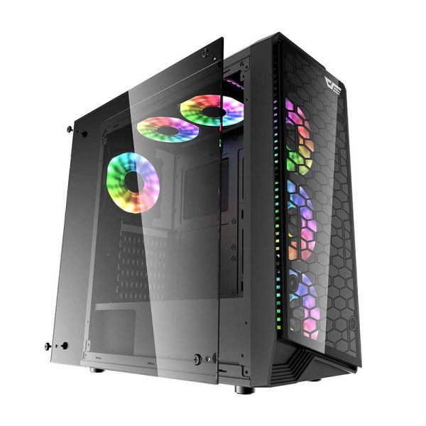 Darkflash Water Square 5 computer case (black) - Image 2
