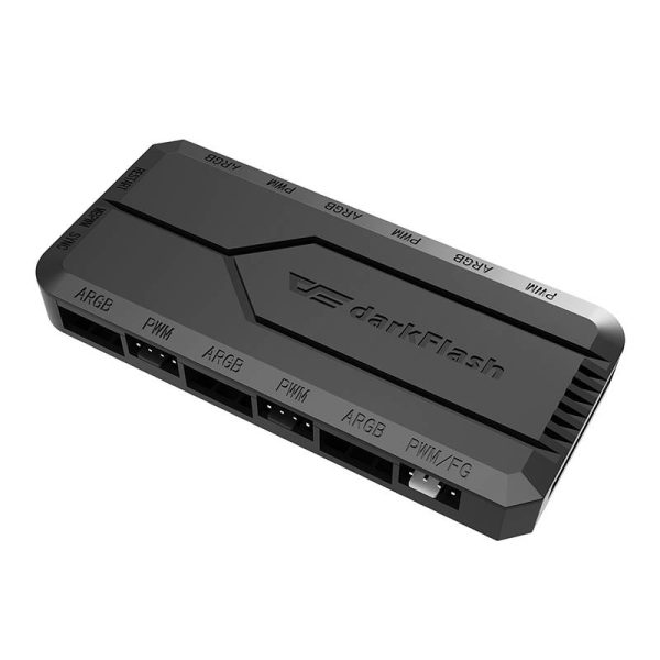 Fan control box for computer Darkflash RC2 RGB PWM + remote controller (black) - Image 5