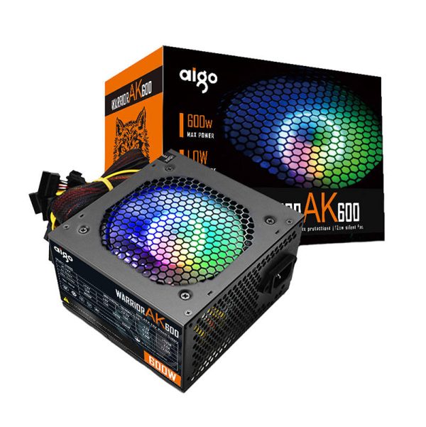 Computer Power Supply Aigo AK600 RGB (black) - Image 2