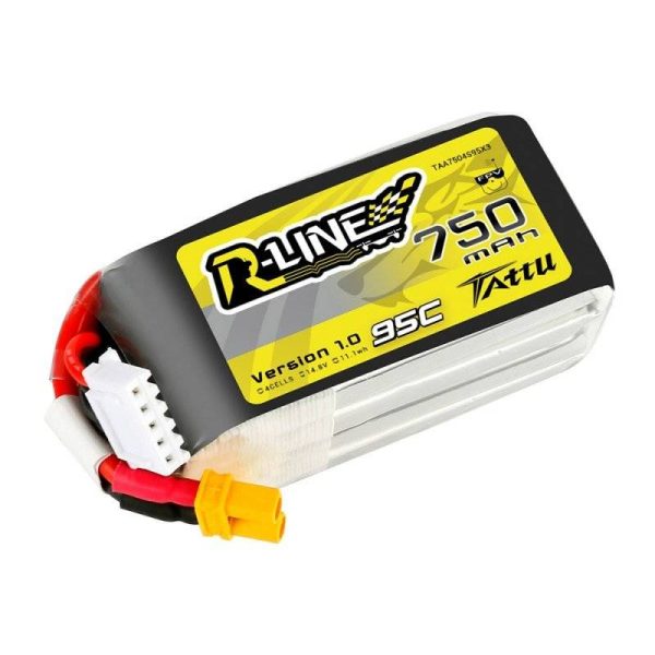 Battery Tattu R-Line 750mAh 14.8V 95C 4S1P JST-XHR - Image 2