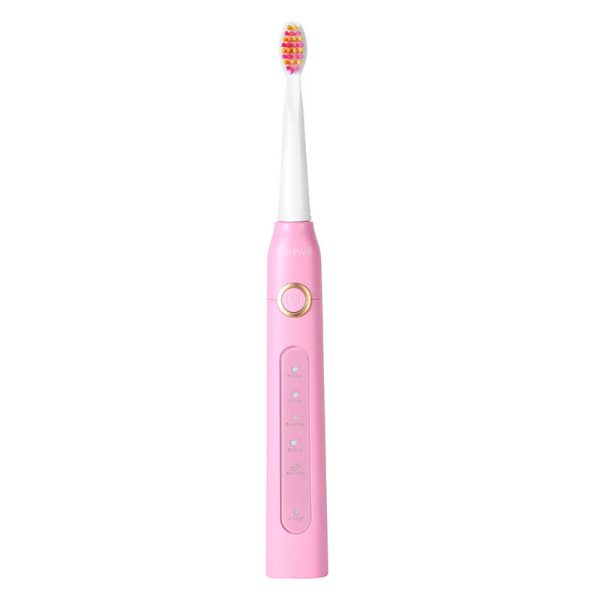 Sonic toothbrushes with head set and case FairyWill FW-507 (Black and pink) - Image 4