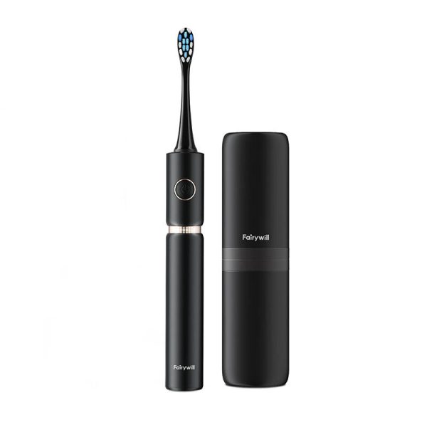Sonic toothbrush with head set and case FairyWill FW-P11 (Black) - Image 3
