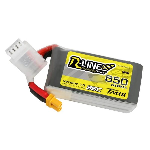 Battery Tattu R-Line 650mAh 11.1V 95C 3S1P XT30 Lipo - Image 3
