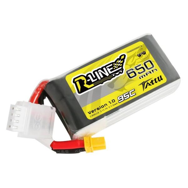 Battery Tattu R-Line 650mAh 11.1V 95C 3S1P XT30 Lipo - Image 2