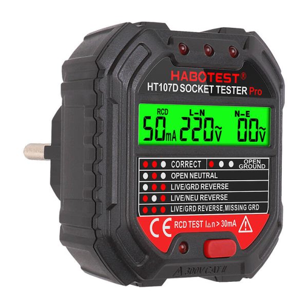 Socket tester with digital display Habotest HT107D - Image 3