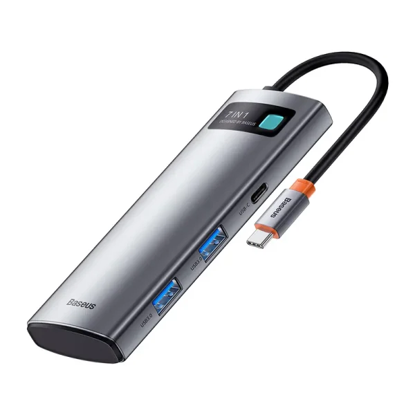 Baseus Hub Adapter 7in1 USB-C to 2x USB 3.0 + HDMI + USB-C PD - Image 4