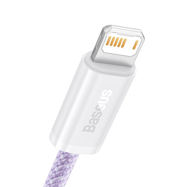 Baseus Dynamic cable USB to Lightning, 2.4A, 2m (Purple) - Image 3