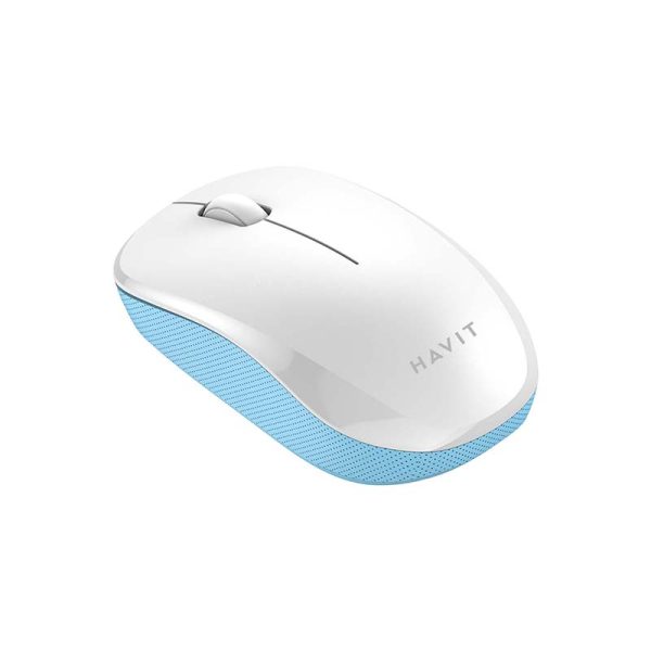 Universal wireless mouse Havit MS66GT-WB (white & blue) - Image 2