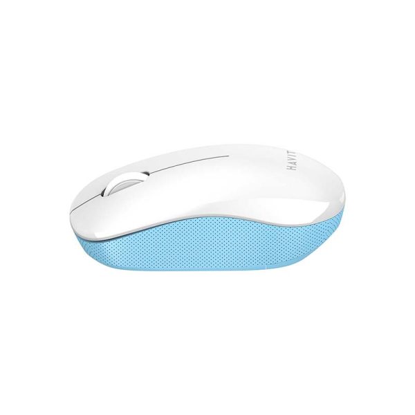 Universal wireless mouse Havit MS66GT-WB (white & blue) - Image 4