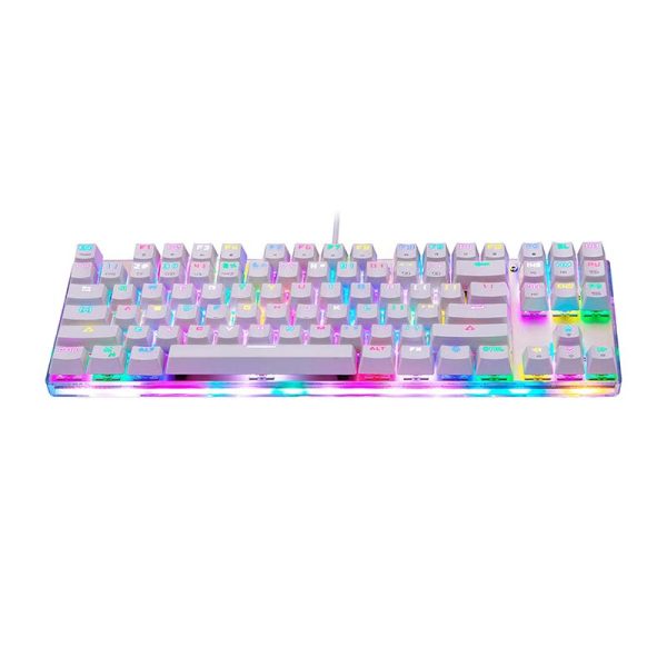 Mechanical gaming keyboard Motospeed K87S RGB (white) - Image 5