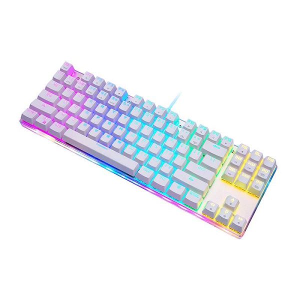 Mechanical gaming keyboard Motospeed K87S RGB (white) - Image 4