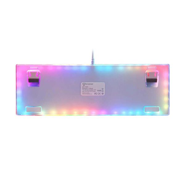 Mechanical gaming keyboard Motospeed K87S RGB (white) - Image 3
