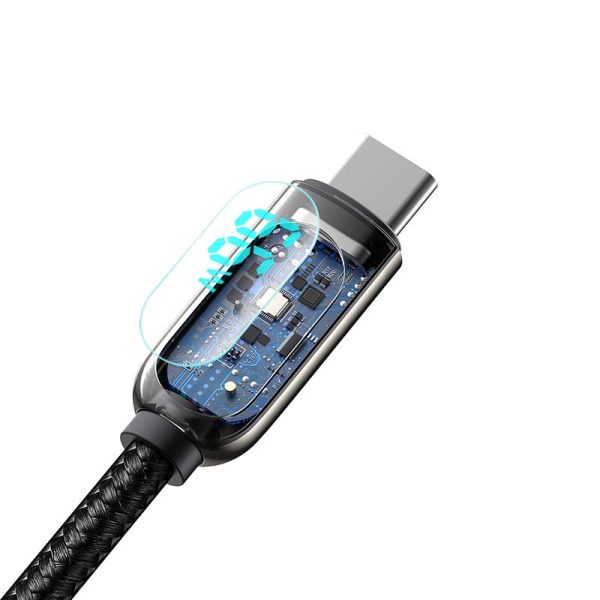 Baseus Display Cable USB to Type-C, 66W, 1m (black) - Image 5