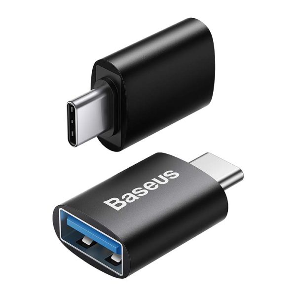 Baseus Ingenuity USB-C to USB-A adapter OTG (Black) - Image 2
