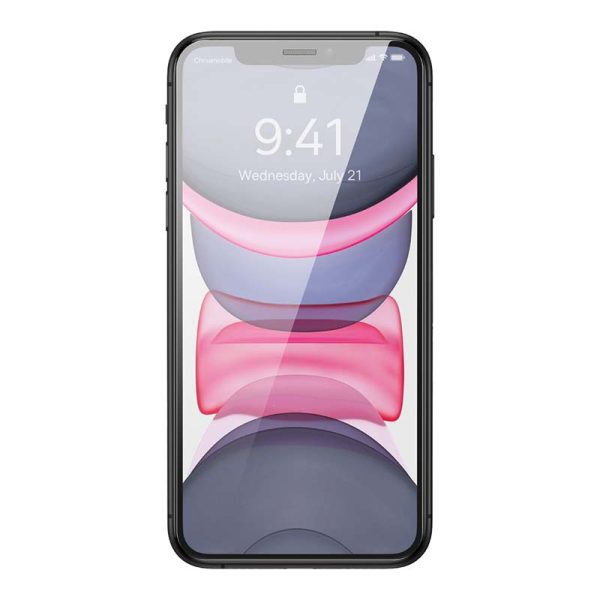 Baseus 0.3mm Full-glass Tempered Glass Film(2pcs pack) for iPhone X/XS/11 Pro 5.8inch - Image 4