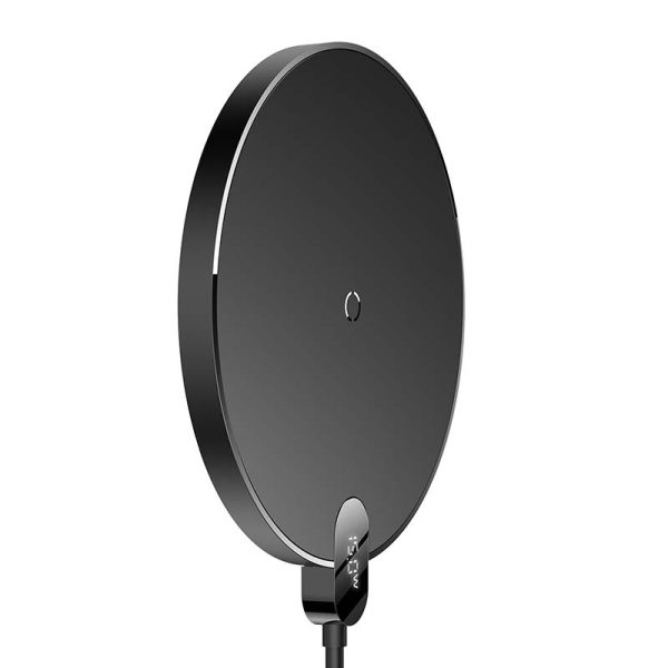 Inductive wireless charger Baseus Digital LED  15W (black) - Image 3