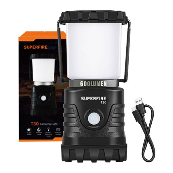 Camping lamp Superfire T30, 600lm, USB - Image 2