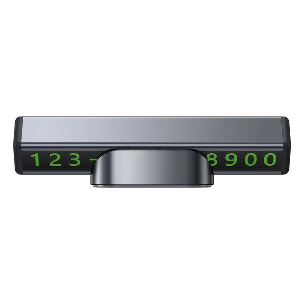 Baseus Square Bar Temporary Parking Number Plate (Black) - Image 3