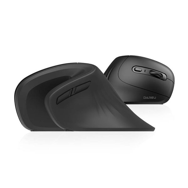 Wireless Vertical Mouse Dareu LM109 Magic Hand Bluetooth + 2.4G (black) - Image 2