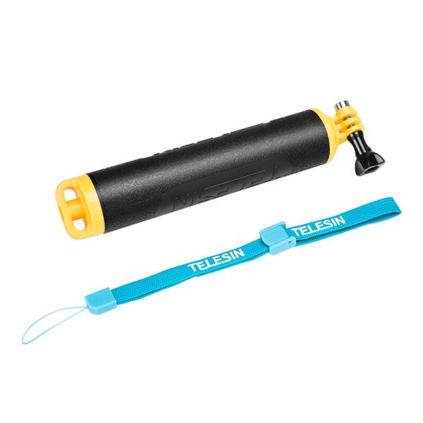 Rubber Floating Hand Grip Telesin for Action and Sport Cameras (GP-MNP-300-YL) - Image 2